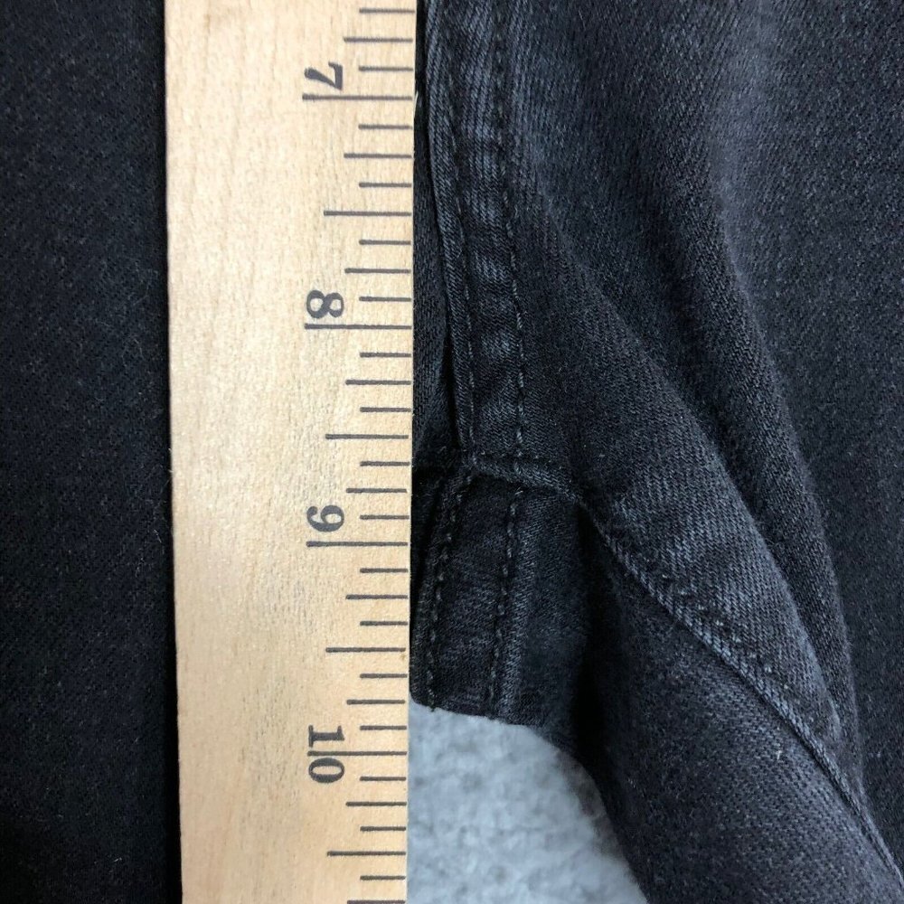 KanCan Distressed Destructed Mid-Rise Ankle Black Skinny Stretch‎ Jeans Size 26 - Picture 7 of 10